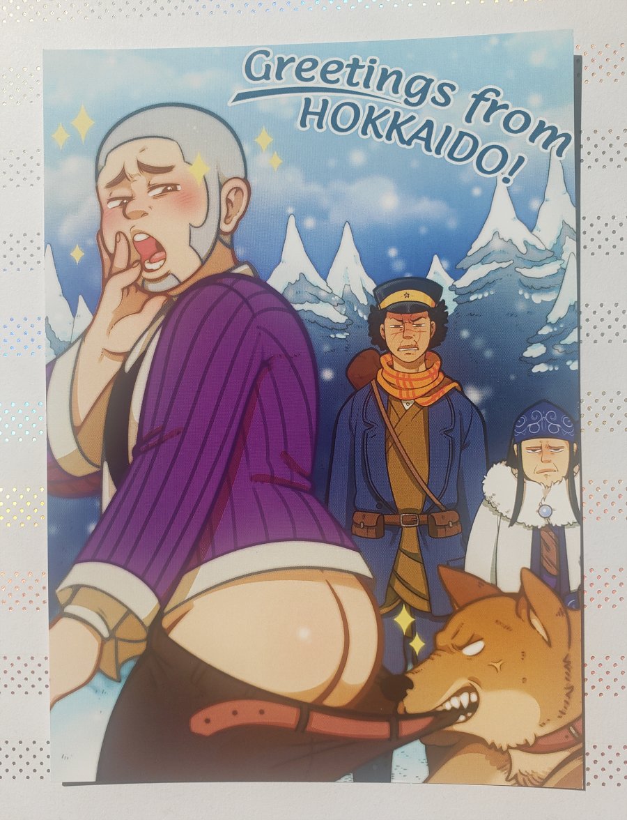 Greetings from Hokkaido! - Golden Kamuy - Fanart Print