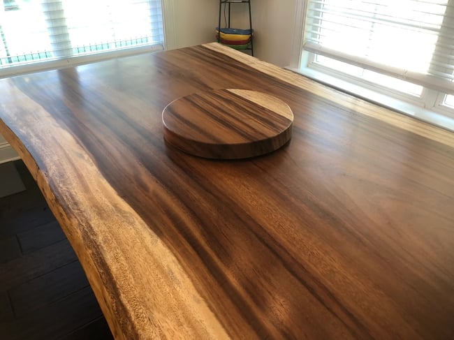 Live Edge Guanacaste Dining Table