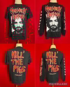 Image of Officially Licensed Malevolent Creation "Kill The Pigs" Charles Manson Shirt!!!