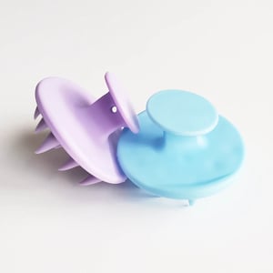 Image of Silicone scalp shampoo massager 