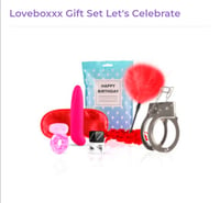 Loveboxxx Gift Set Let's Celebrate
