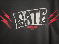 Image 2 of The Gate Record Store Shirt (Logo and Bolts)