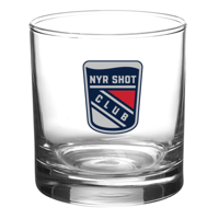 NYR Shot Club Whiskey Glass