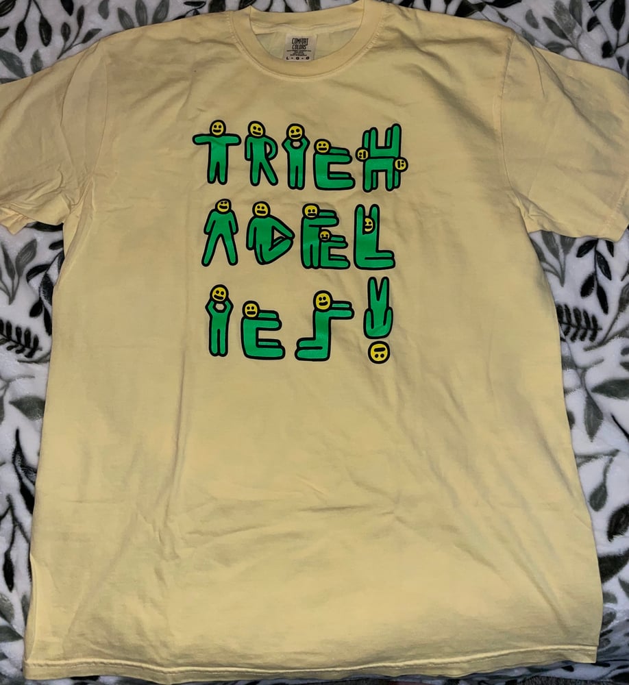 Image of TRICHADOODLES - TRICH PEOPLE (SHIRT) (BUTTER YELLOW)