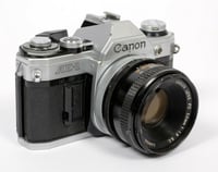 Image 1 of CANON A-1/AE-1/AE-1 Program 35mm SLR Film Camera with FD 50mm F1.8 Lens (6 MO WTY)
