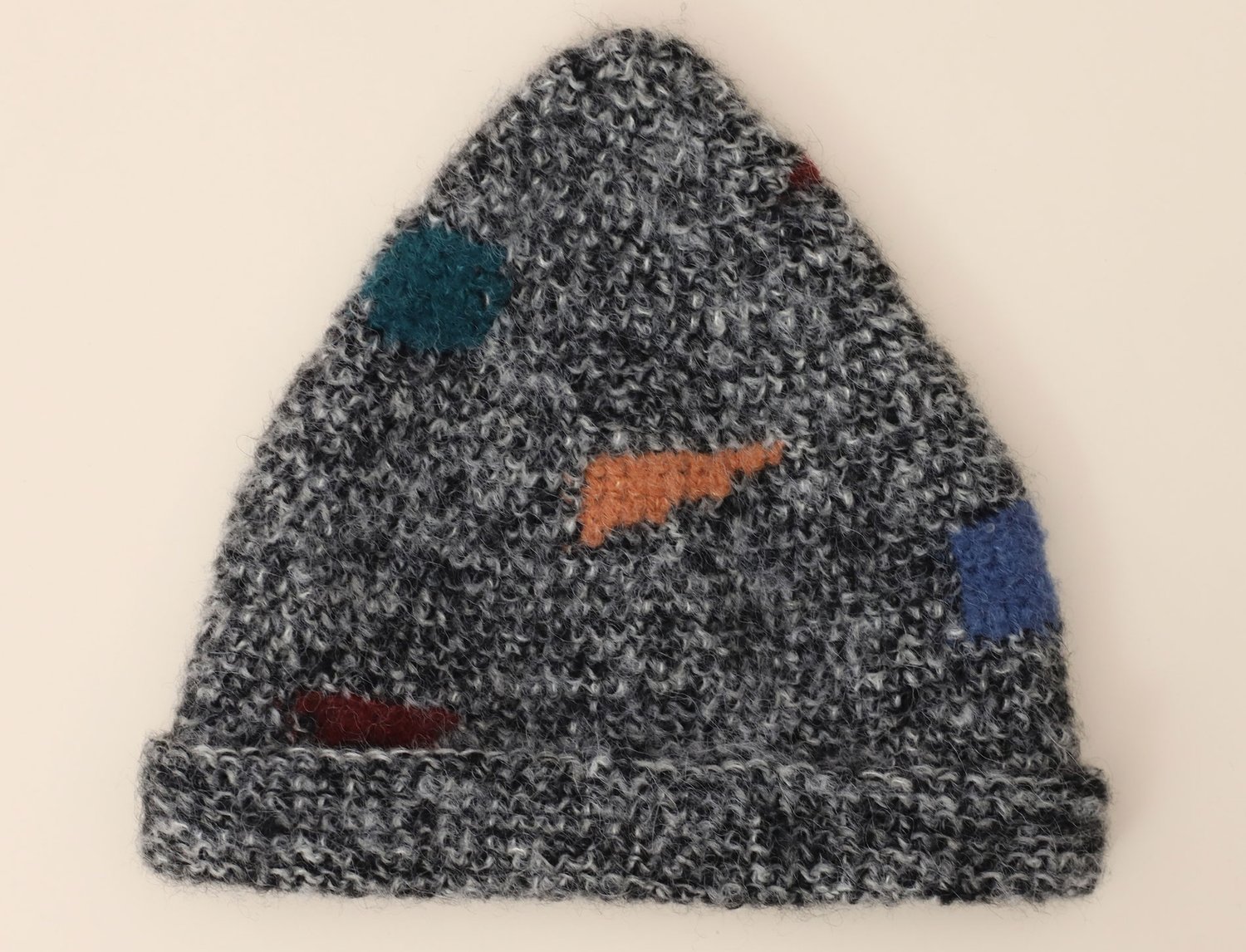 Image of GREY MELE MOHAIR CAP