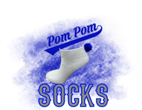 Image 1 of Pom Pom bootie footsie socks