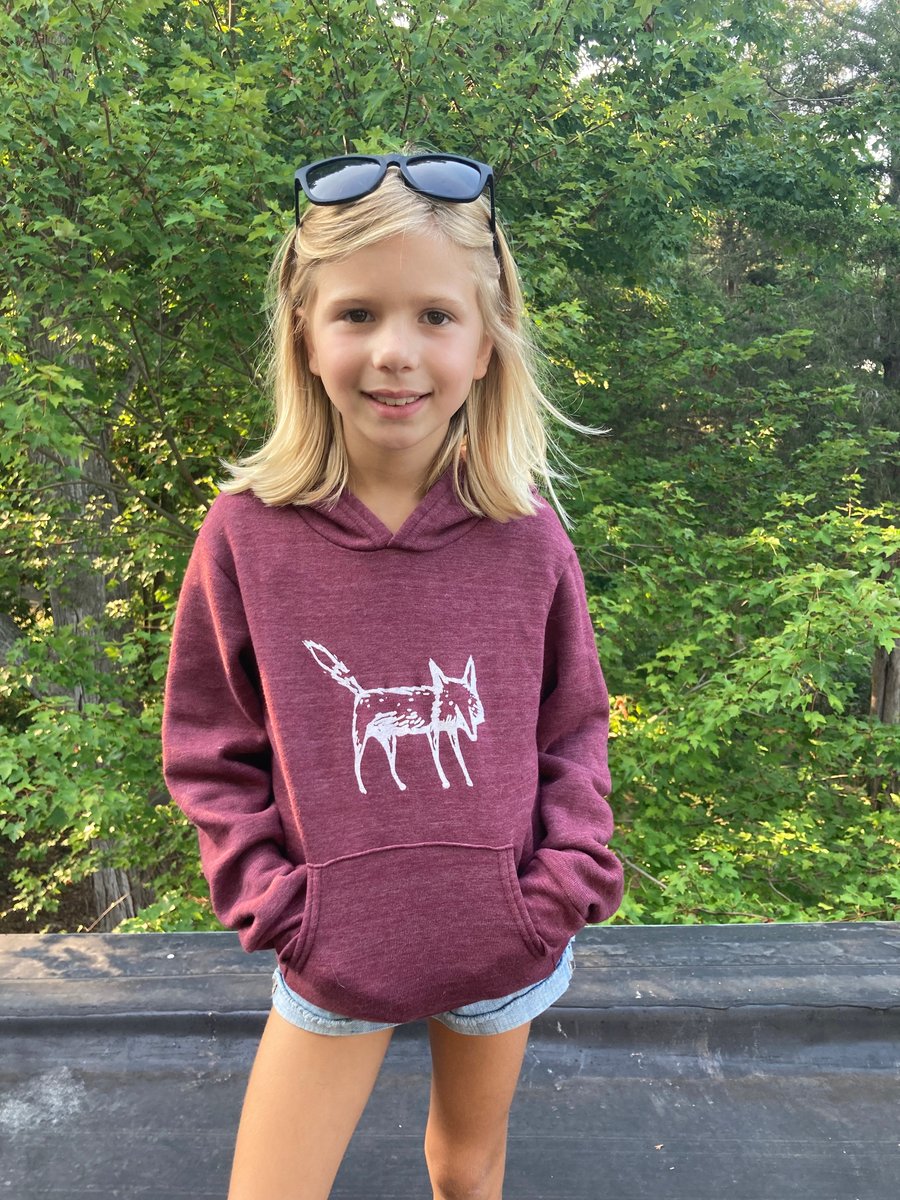 Kids Fox Hoodie Nic and the Newfie