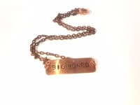 Image 2 of Thin Chain Word Necklace