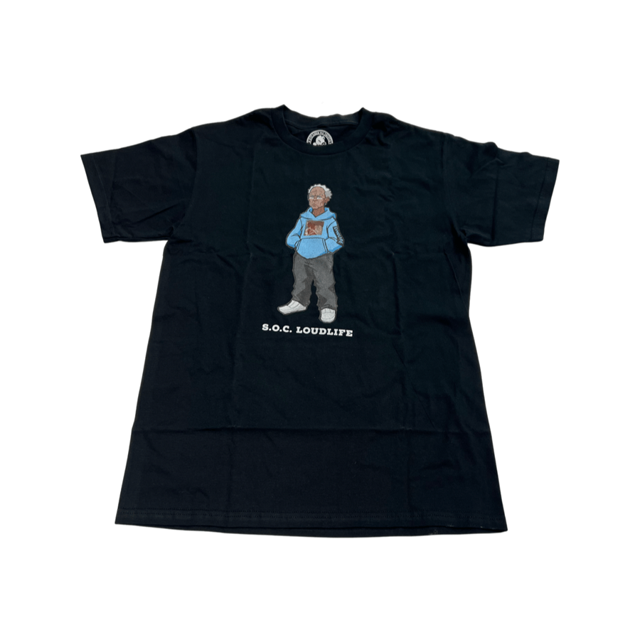 Image of Grand pops Boondocks tee (black)