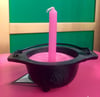 Black Mini Pentacle Cauldron