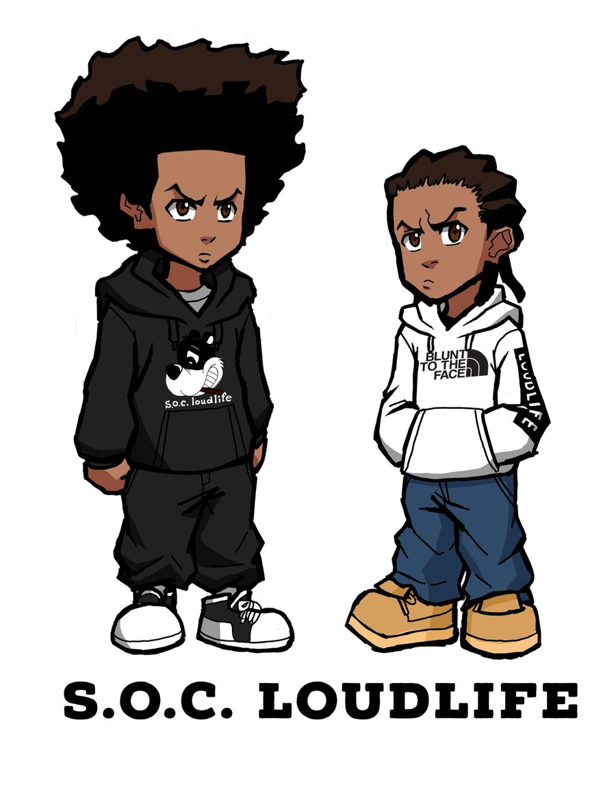 Image of Boondocks Hoodie (black)