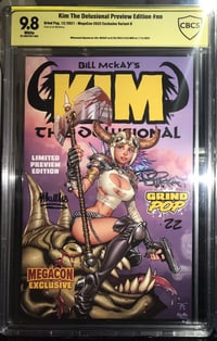Image of Kim the Delusional MegaCon B McKay and Mos Signed CBCS 9.8 More actions