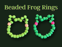 Image 1 of Beaded Frog Ring