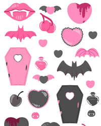 Image 2 of Monster Besties Deco Sheets