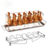 Chicken Leg Grill Rack 14 Slots Barbecue Drumsticks Holder