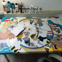 Image 4 of 'First Mouse on the Moon' Original