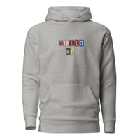 "Hello Hi" Hoodie - Carbon Grey