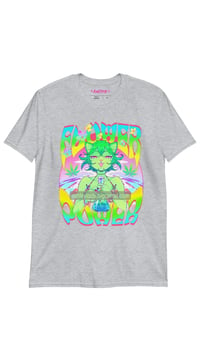 Image 4 of Weed cat Flower Power shirt