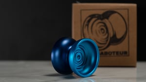 Image of The Saboteur Yo-Yo [PLAYER GRADE] - Half Swap - Light Blue/Dark Blue