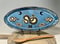 Image of Oval Snake and Moth Serving Plates
