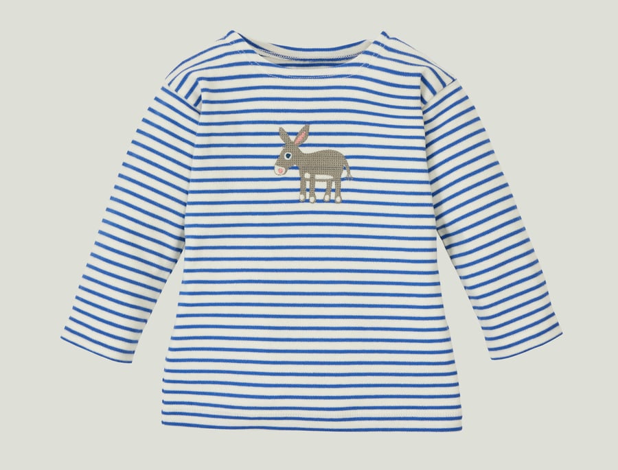 Image of Shirt mit Esell blau gestreift Art. 258298 (A)