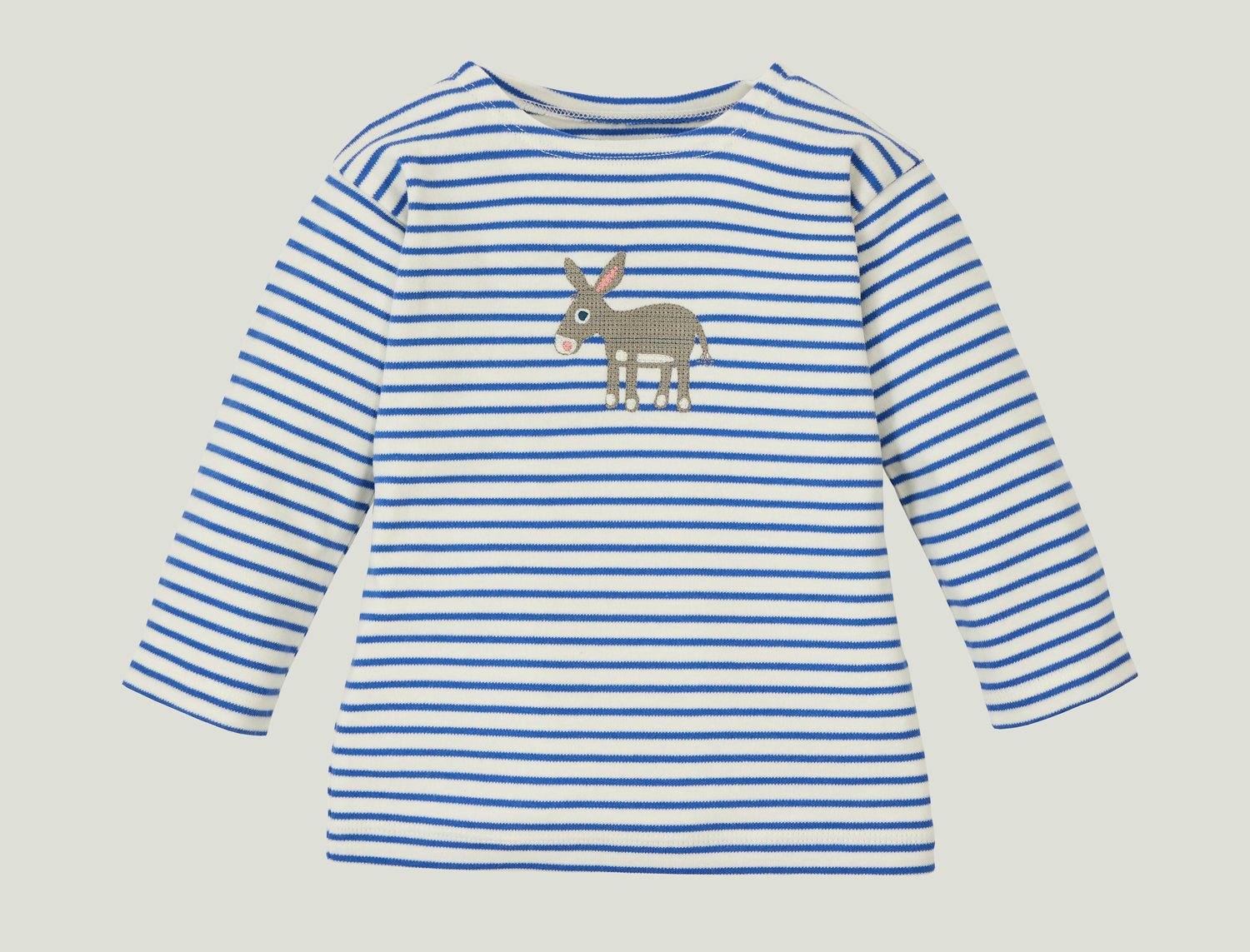 Image of NEU Shirt mit Esell blau gestreift Art. 258298