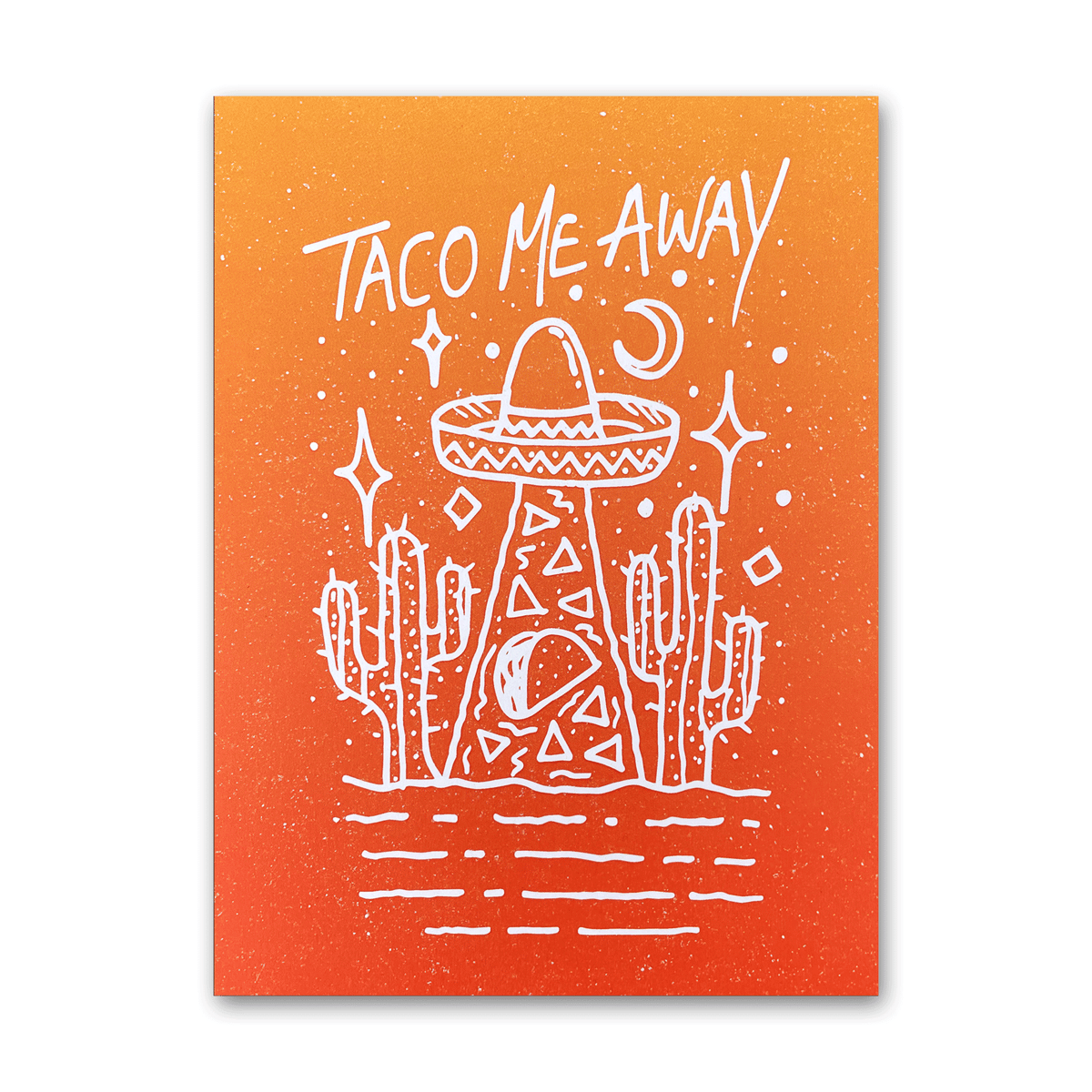 Image of Taco Me Away Art Print | 7" x 5"   🌮