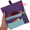 Water-repellent tobacco pouch Lilac OUTLET