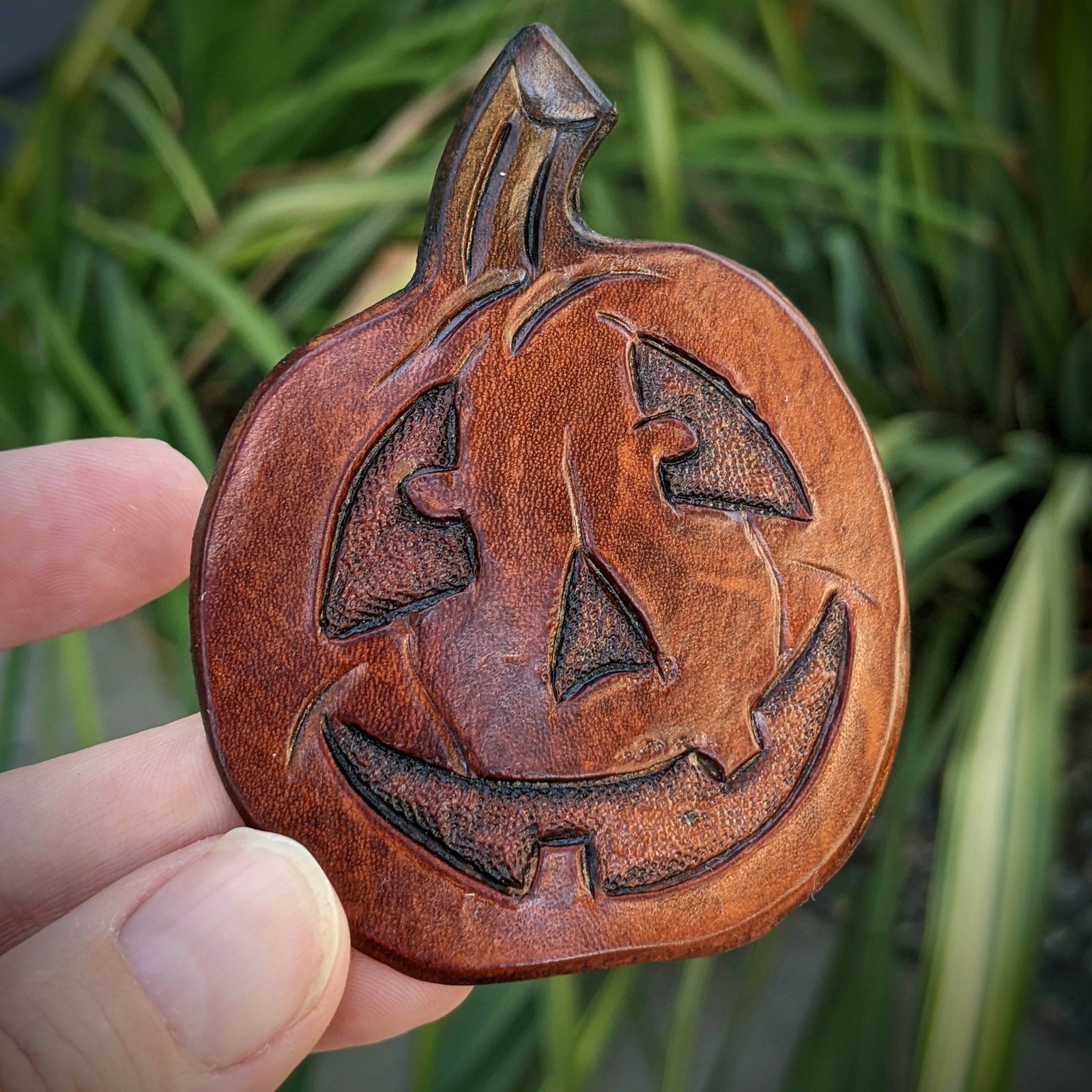 Pumpkin Hair Clip JTM Leathercraft