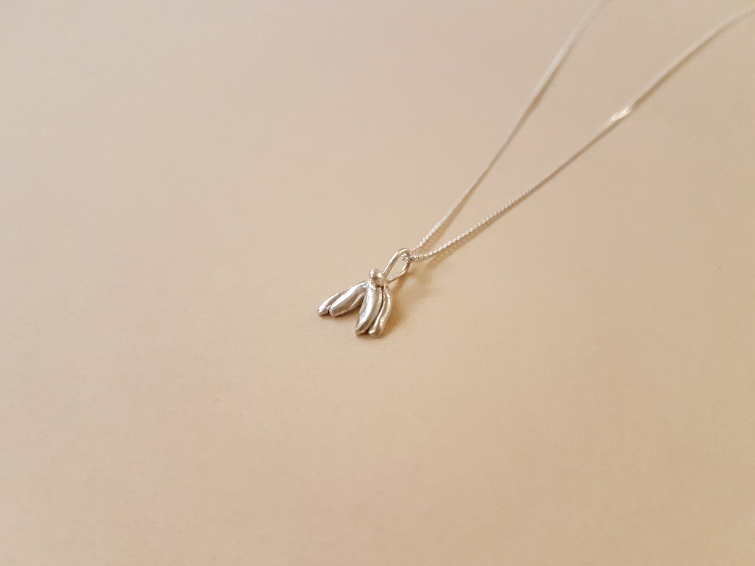 Image of Silver Clitoris Pendant Necklace