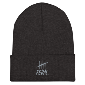 Image of feral. beanie.