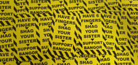 Image 1 of Pack of 25 10x6cm Caernarfon Town Anti Bangor Football/Ultras Stickers.