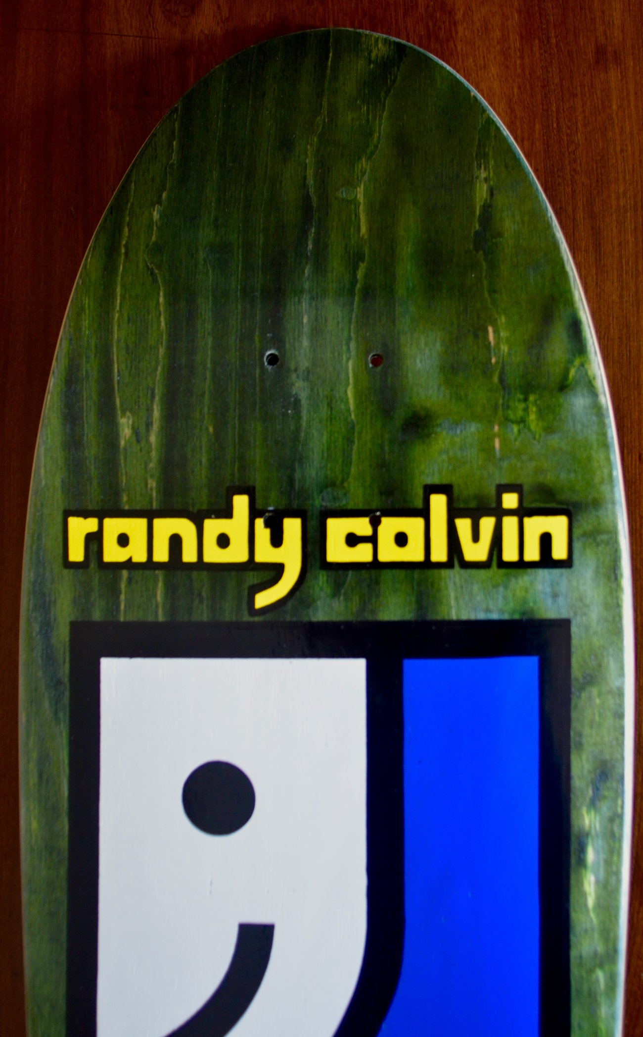 WORLD INDUSTRIES RANDY COLVIN GOODWILL SKATEBOARD DECK SIGNED