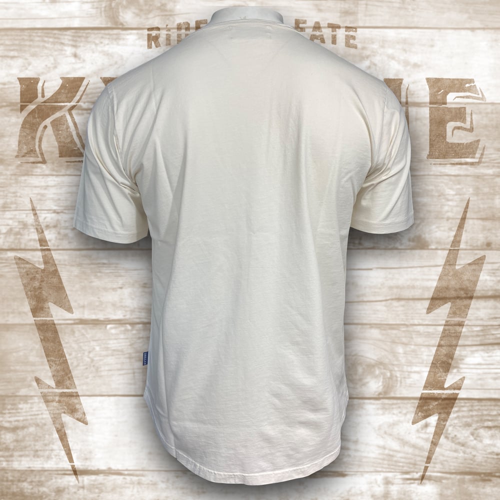 Image of KYTONE T-SHIRT DRINKIN' GASOLINE WHITE