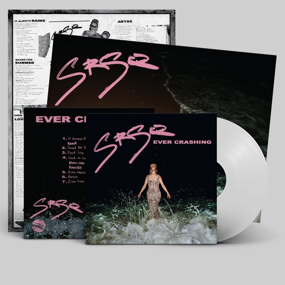 Image of <h4>SRSQ</h4><h5>Ever Crashing LP</h5><h6>Opaque White Vinyl</h6>