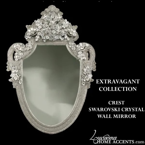 Home Decor Accent With Swarovski Made in store Italy