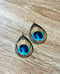 Image of Metal Peacock Dangles by Isla Rae