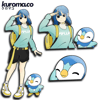 Piplup Step Girl Decal