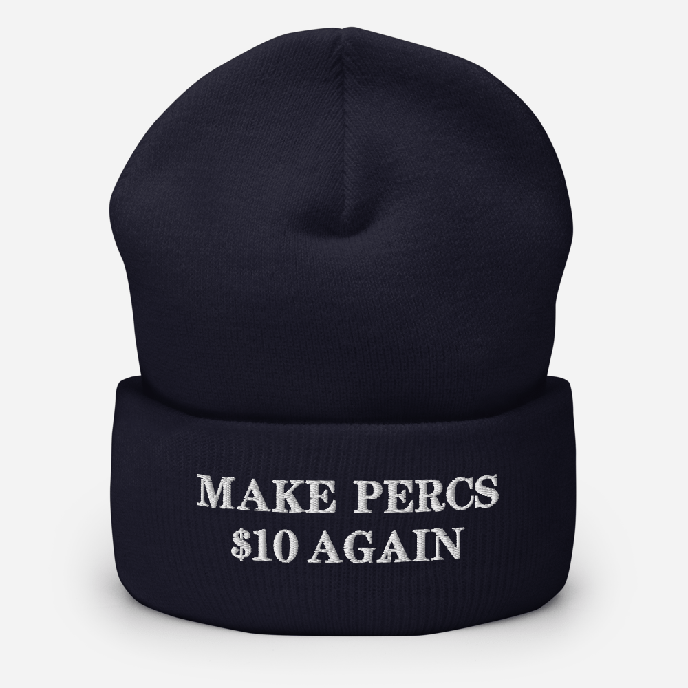 MPTA White Text Beanie