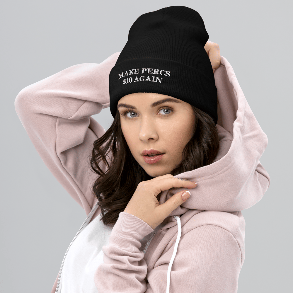 MPTA White Text Beanie