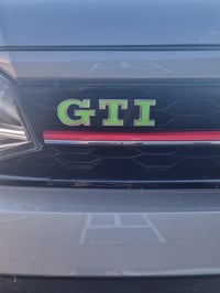 Image 4 of Mk7/mk7.5 Vw Golf Gti/ Aw Polo Gti,  Up! GTI Front and rear badge Overlay Sticker