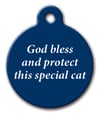 Bless This Cat - collar tag