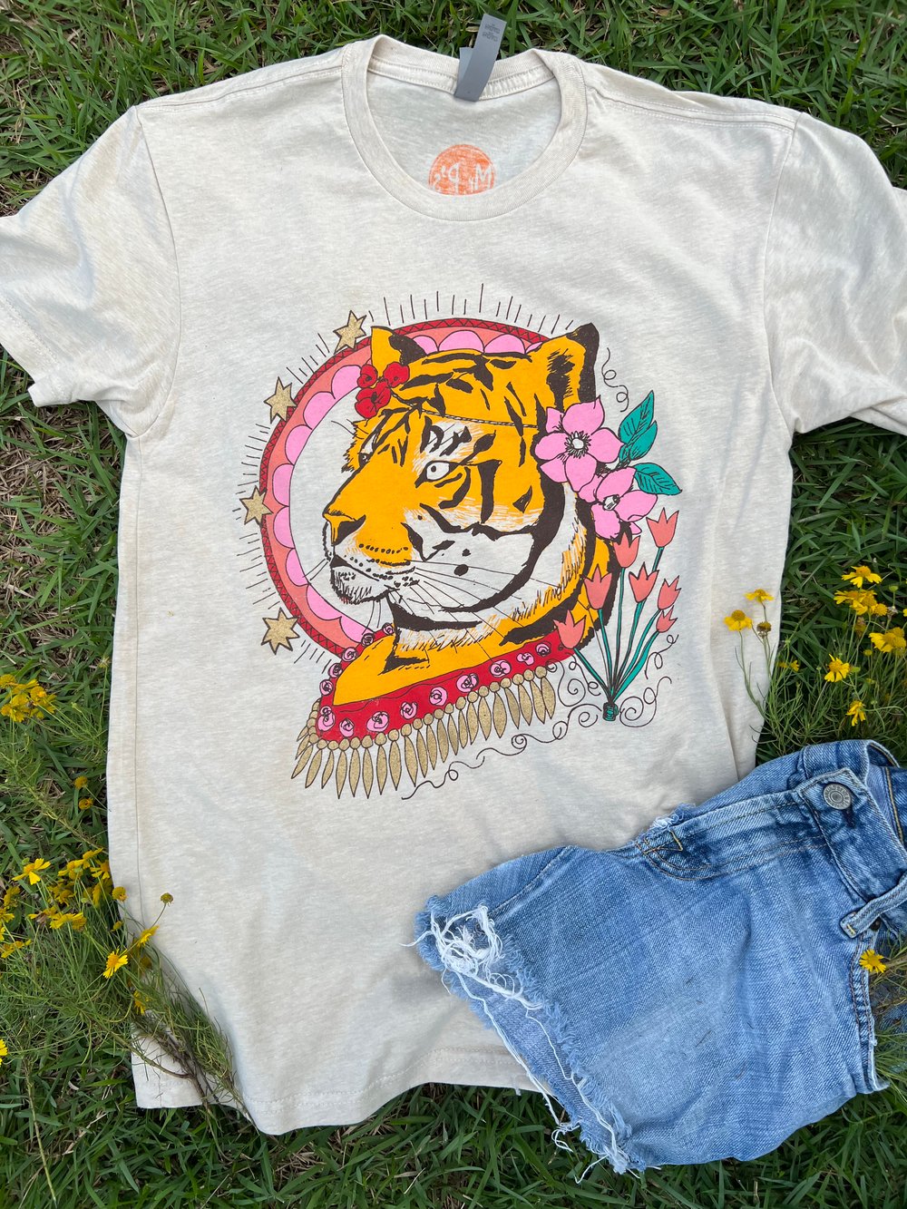 Image of Adult Tiger Nouveau Short Sleeve Tee