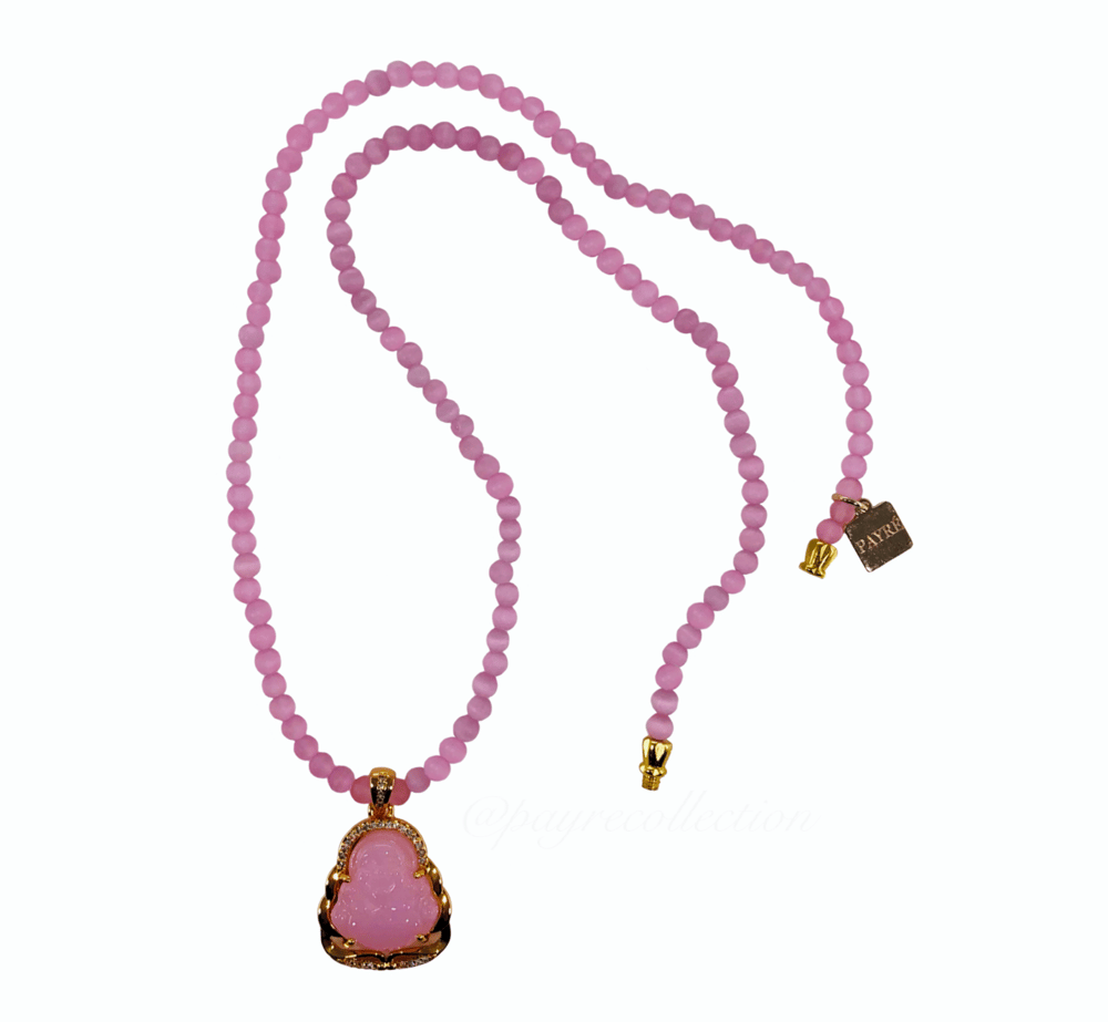 Image of BUDDHA BEADED NECKLACE 