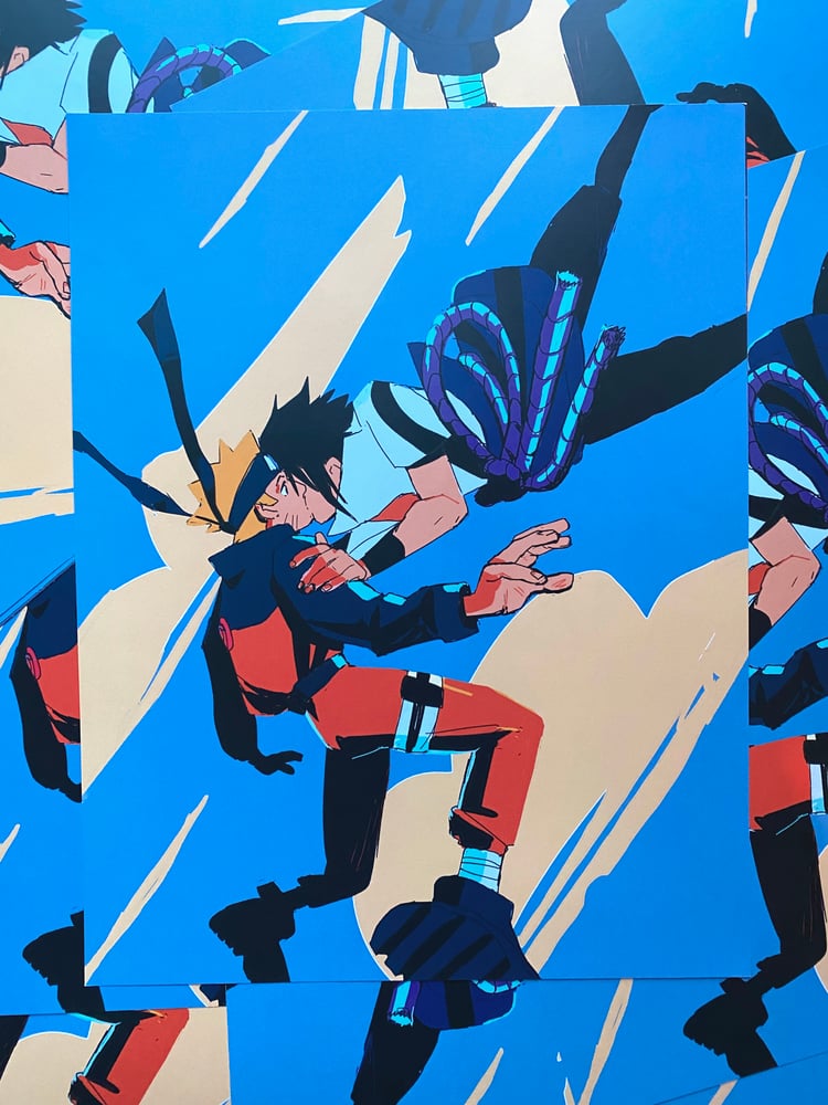 Image of Sasunaru Falling Print