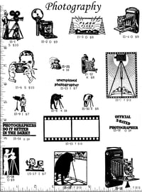Image 1 of Camera Rubber Stamps P15