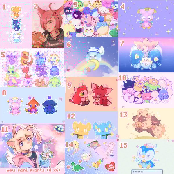 Image of NEW miniprints (4x6)