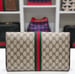 Image of Vtg. Gucci "RARE" Brown Monogram Equestrian Clutch