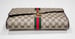 Image of Vtg. Gucci "RARE" Brown Monogram Equestrian Clutch